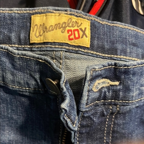 Wrangler Men's Blue Straight Jeans - Picture 6 of 7